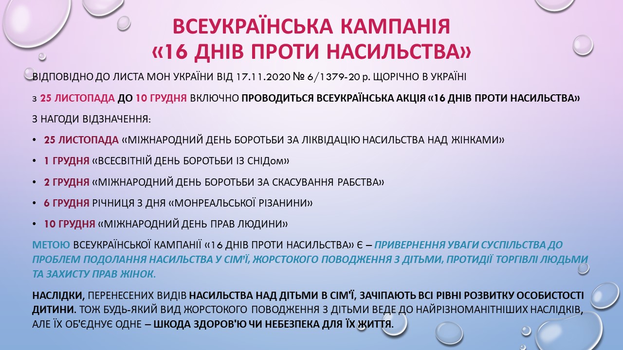 preview image for 16 ДНІВ ПРОТИ НАСИЛЬСТВА