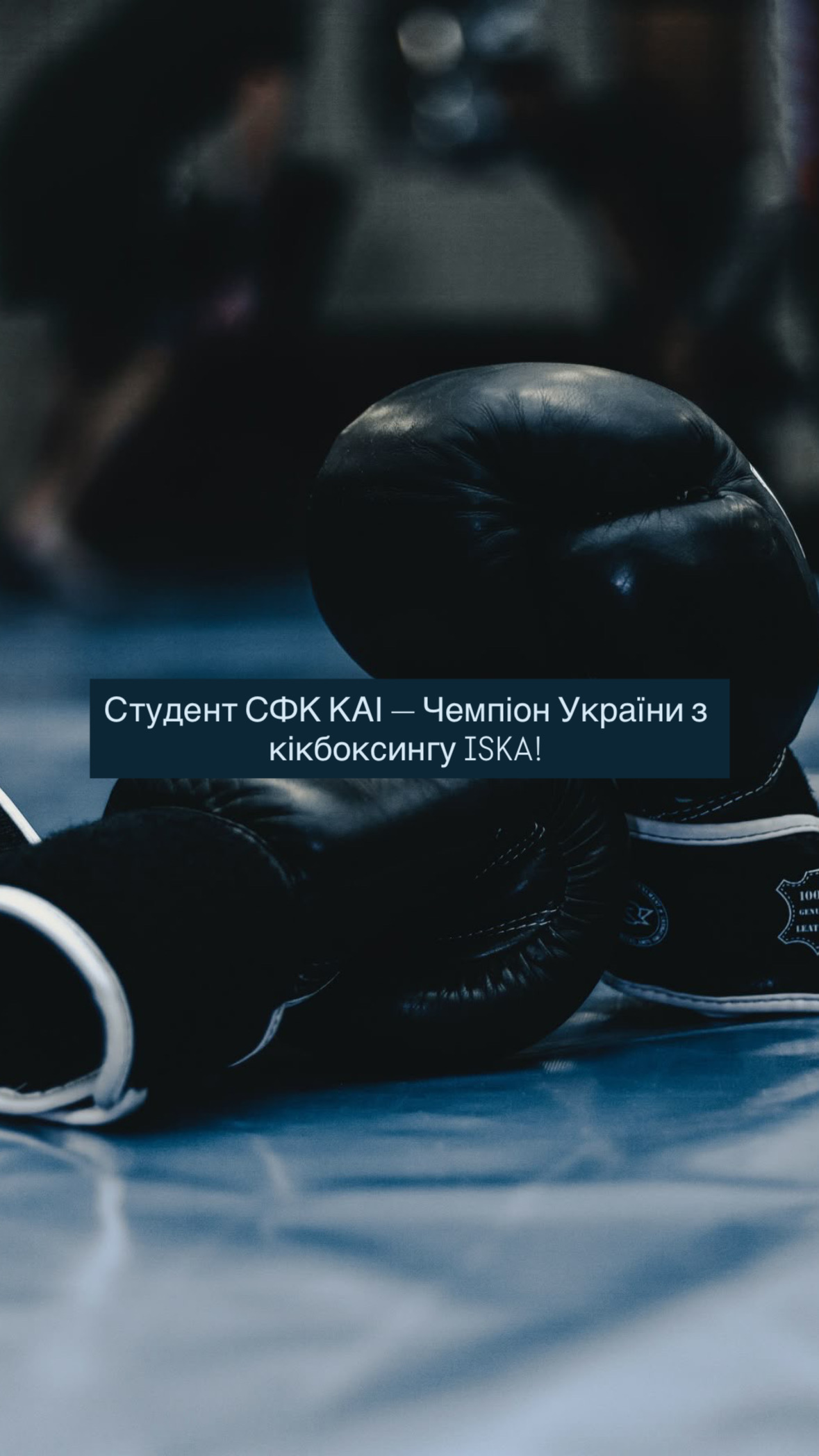 preview image for Студент СФК КАІ — Чемпіон України з кікбоксингу ISKA!
