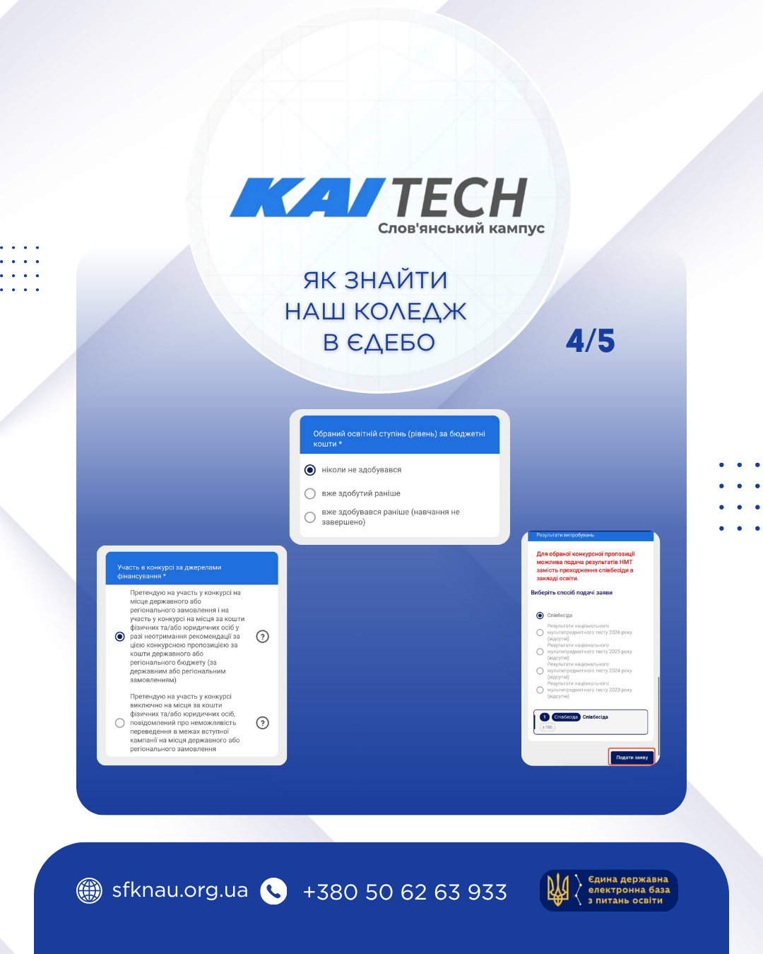 Крок 4 — Заповнити поля заявки